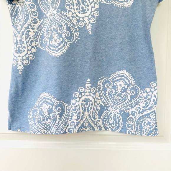 Karen Scott Printed Top - Picture 6 of 9